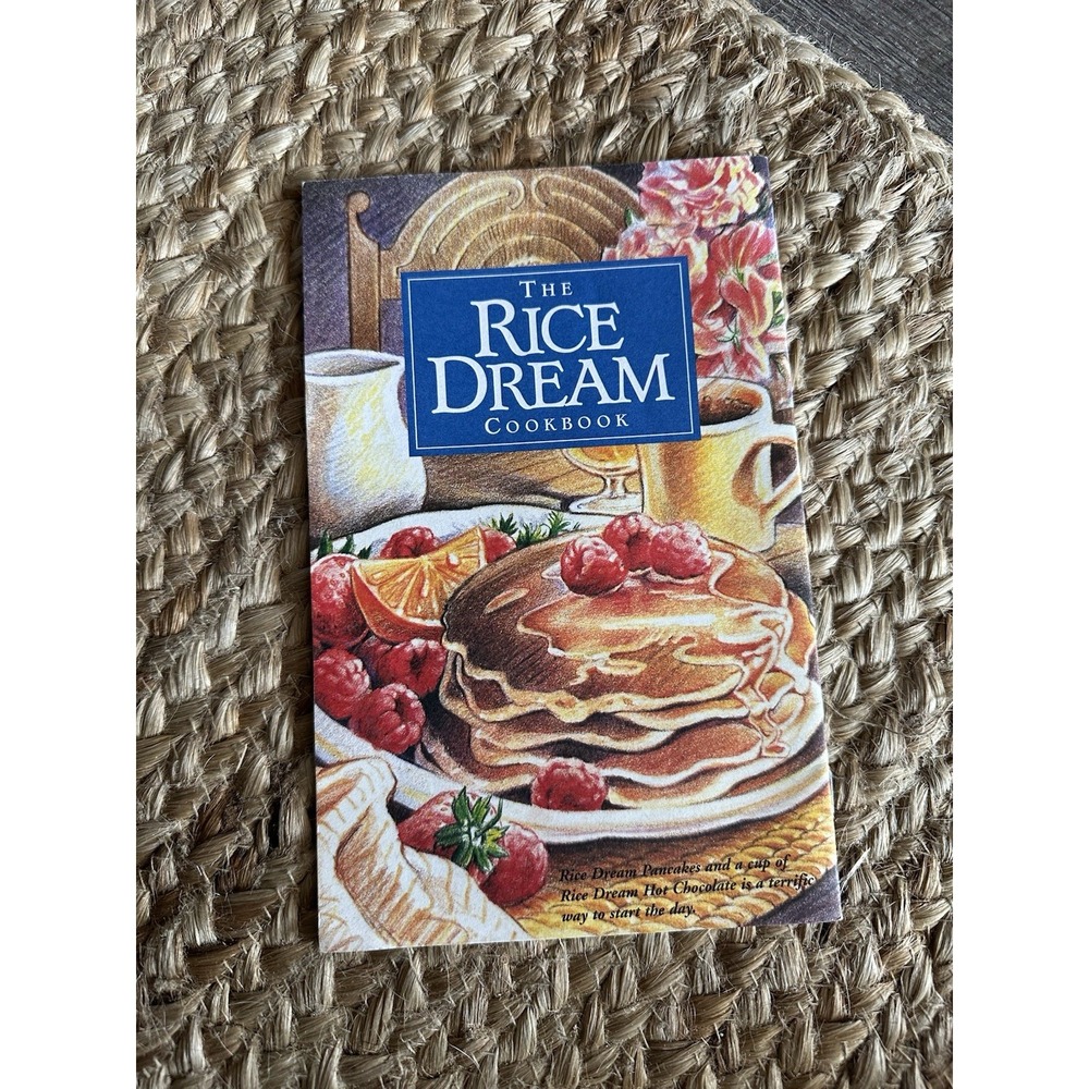 VIntage Small-The Rice Dream Cookbook-1990's-Vegetarian-Vegan-Imagine Foods